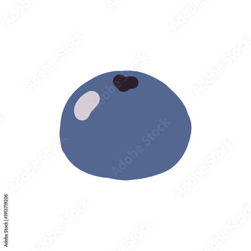Blueberry fruit icon design vector illustration