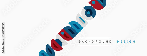 Colorful abstract shapes diagonally arranged. Minimalist design with text elements background, design. Simple composition, clean aesthetic.