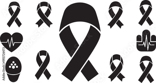 Awareness Ribbons and Symbols for Support and Solidarity Together