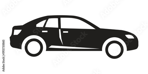 Modern Car on Road, Transportation and Mobility Concept