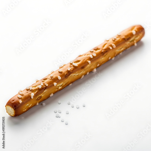 Crispy baked pretzel stick, an ideal savory snack. Explore food videos for delicious treats and recipes