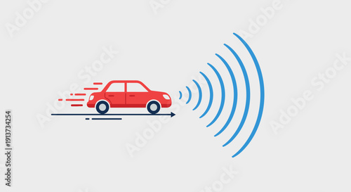 Electromagnetic Field Visualization in Abstract Science Background