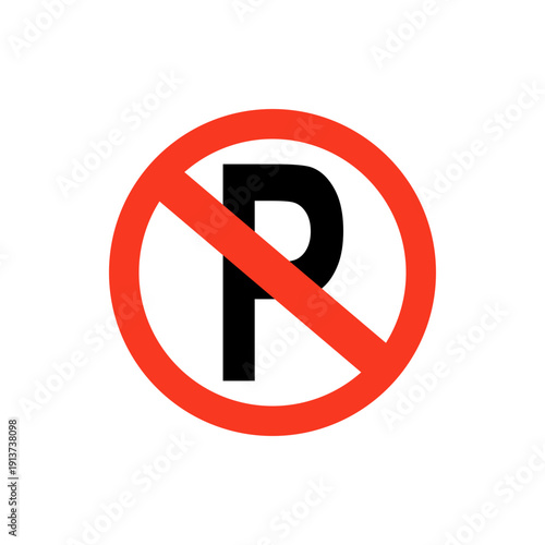 Free Download no parking sign - GFXLoad