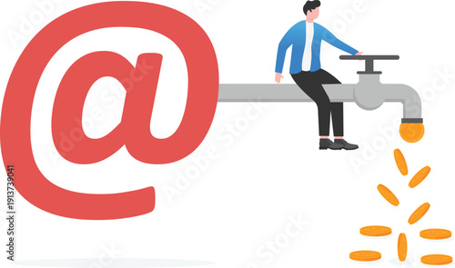 Dynamic Email Flow and Digital Content Liquidity