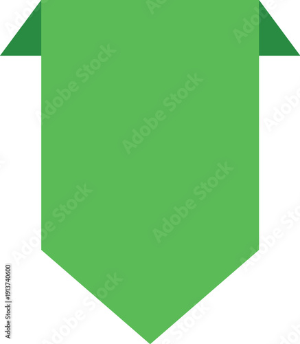Green Arrow Shape Pointing Downwards with Dark Green Edges on White Background Free Download Green Arrow Shape Pointing Downwards with Dark Green Edges on White Background - GFXLoad