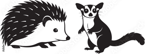 Detailed vector illustration set featuring various wild animals such as lions, tigers, and elephants for educational and creative design projects.