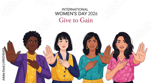 International Women’s Day minimalist typography poster