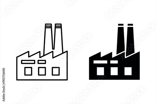 Industrial Building Icon