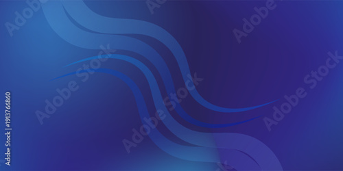 Abstract blue transparent wave flow, wave blue lines on white background elegant desain