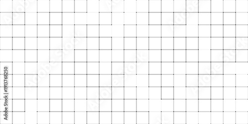 grid square graph line full page on white paper background, paper grid square graph line texture of note book blank, grid line on paper white color, empty squared grid graph paper.