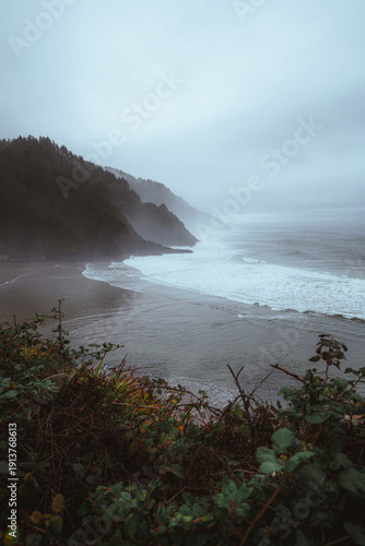 Heceta Head Lighthouse located along the scenic Oregon coast. 