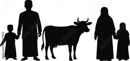 Military navy warship, destroyer and frigate ship silhouette set