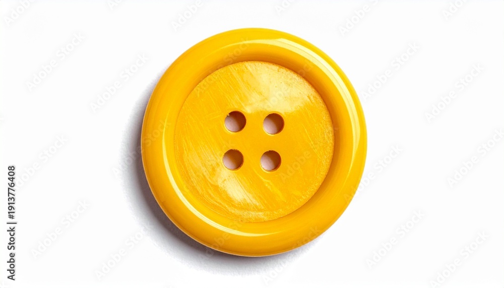 custom made wallpaper toronto digitalBright Yellow Round Button with Four Holes