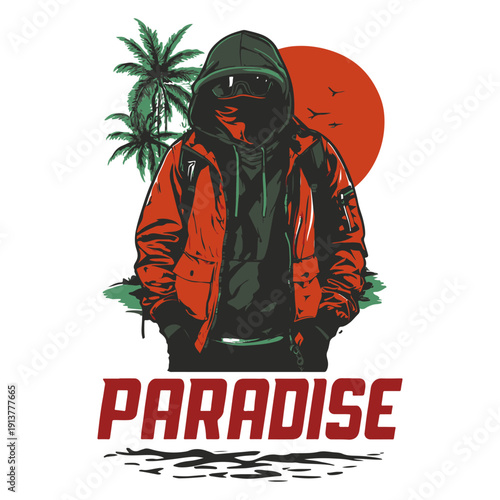 Cyber Drifter ilustration art design