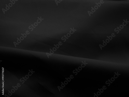 Fotografi Black background texture fabric fiber crumpled grain dark cotton fine cloth patt