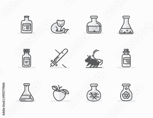 set of laboratory equipment