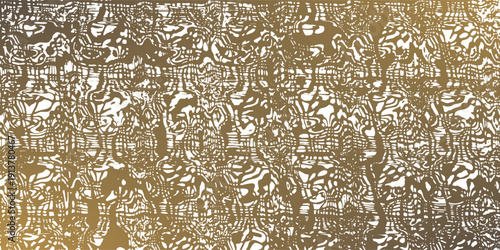 Smooth flowing golden shapes create a serene atmosphere vektor