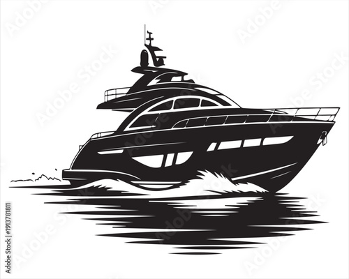 Premium Yacht Marine Transportation Icon