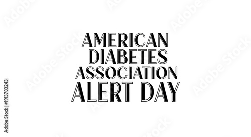 American Diabetes Association Alert Day awareness campaign logo