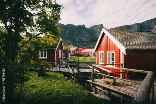 House, Beach, Trollfjord, Lofoten, Norway