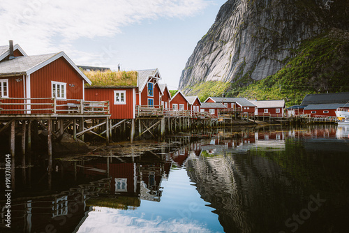 House, Beach, Trollfjord, Lofoten, Norway
