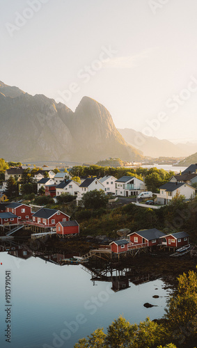 House, Beach, Trollfjord, Lofoten, Norway
