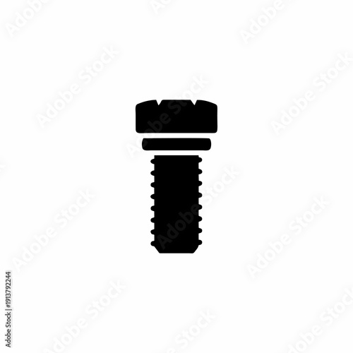 bolt silhouette vector