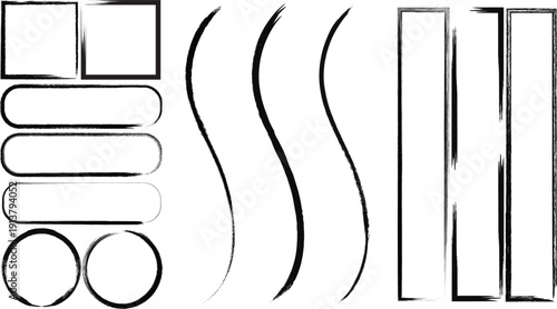 A unique different of brash design illustration