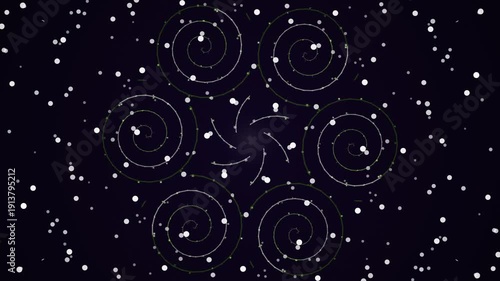 background motion 4K  bubbles in water