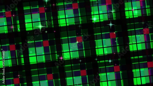 background motion 4K  abstract background with colorful squares