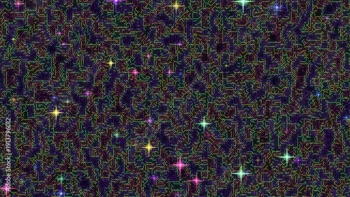 background motion 4K field of purple flowers