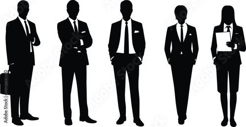 WebChildren silhouettes set with boys and girls in playful poses, running, jumping, standing and crawling, black kid outline collection isolated on white background