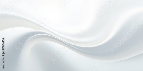 Smooth abstract blue vector background with flowing silk waves and a soft satin liquid texture design for a light material wallpaper backdrop