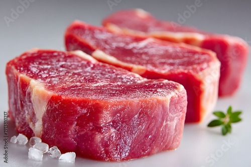veal evokes tender longing with vivid pink texture inviting culinary passion