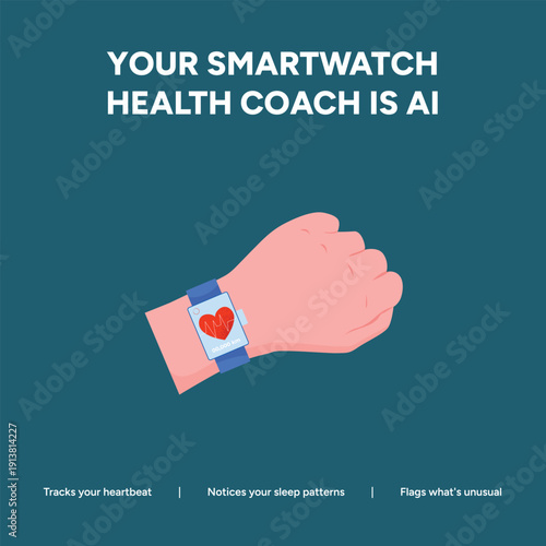 Smartwatch AI Health Coach: Tracking Heartbeat and Sleep Patterns with AI Technology