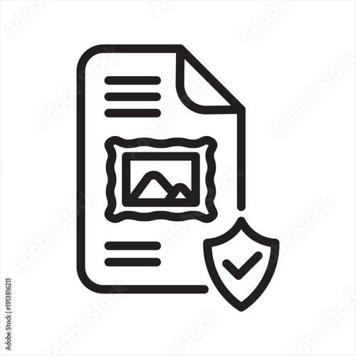 NFT Marketplace virtual economy simple line icon