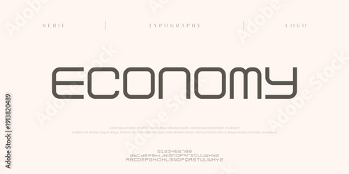 Economy, Creative digital sport Modern Future Italic Alphabet Font. Typography urban style fonts for technology, digital, movie logo italic style. vector illustration
