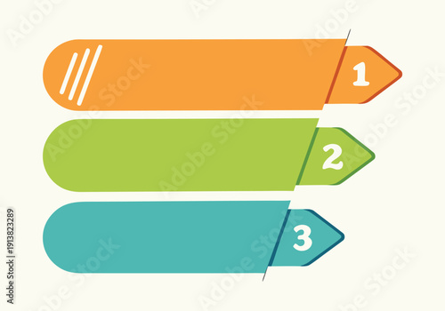 Inverted pyramid divided into 3 colorful parts or layers. Concept of three stages or steps of business progress. 3 tier infographic design
