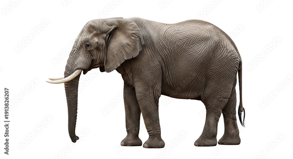 Obraz premium elephant isolated on white