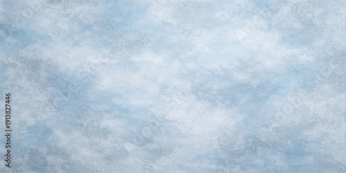 Blue sky with fluffy white clouds