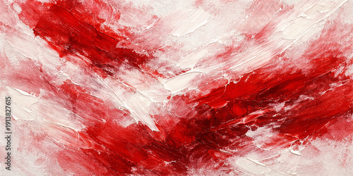 Red abstract paint texture background