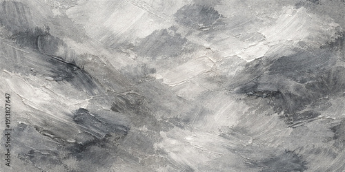 Snowy river with water drops on window and surface