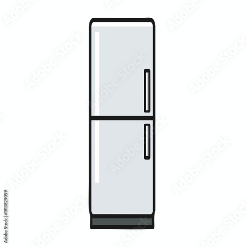 Modern Double Door Refrigerator for Home and Kitchen Use
