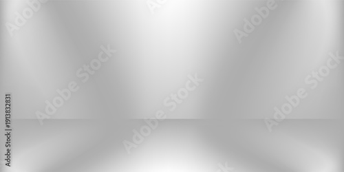 Gray empty room studio gradient used for background and display your product