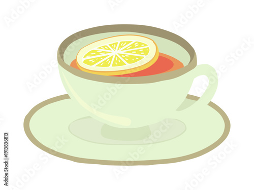 紅茶 レモンティー 主線なし