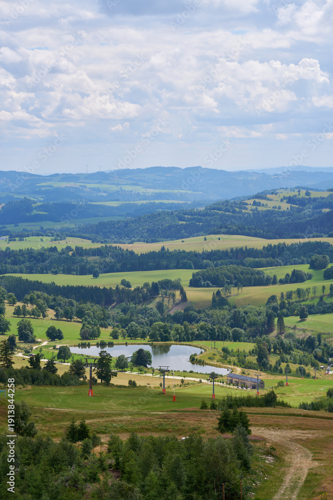 Naklejka premium view of the countryside