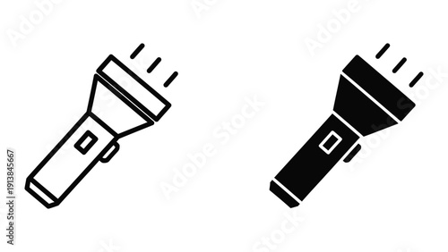 Electric plug icons in black and white on white background