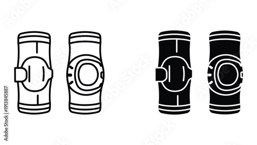 Technical drawing of mechanical parts
