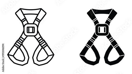 Harness safety equipment illustration
