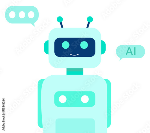  Cute AI Chatbot Robot Assistant Flat Illustration
Friendly Chatbot Robot Flat Vector
AI Assistant Bot Character Minimal Illustration
Customer Support Chatbot Robot Icon
Artificial